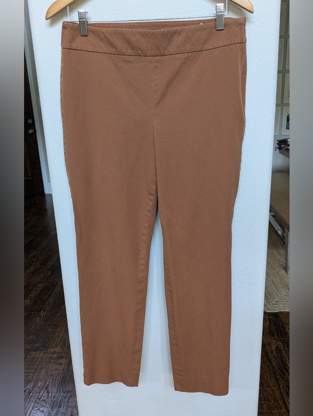 Talbots Chatham Ankle Pants in Warm Camel Brown